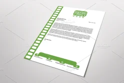 Filmy Letterhead Template