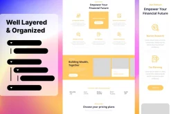 Finance Company Wireframe Website 05