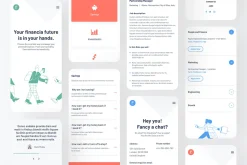 Financial Website PSD, Sketch, XD