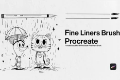 10 Fine Liner Brushes Procreate