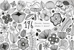 Fineliner Florals Graphic Collection