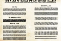 Finest Vintage - Illustrator Brushes