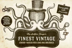Finest Vintage - Procreate Brushes