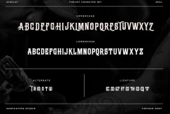 Firlest Old Vintage Font