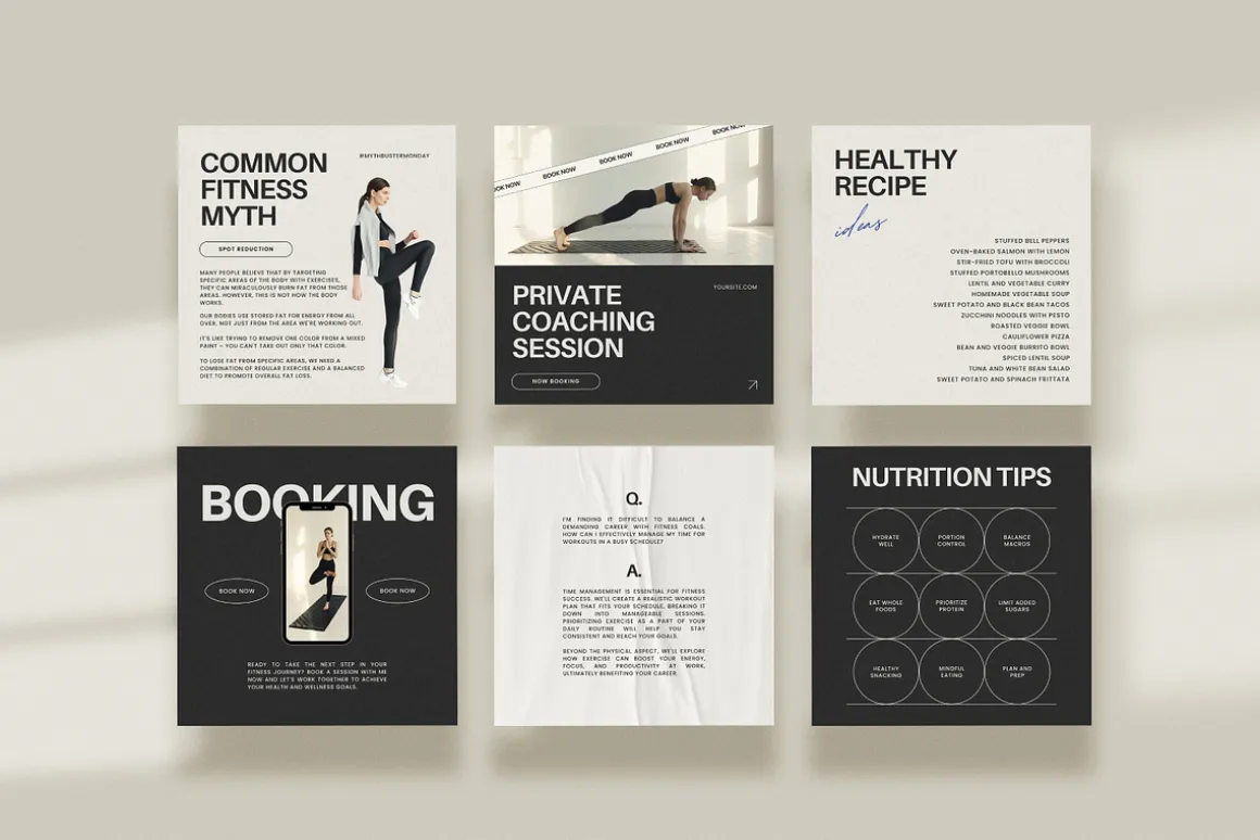 Fitness Coach Template - Canva