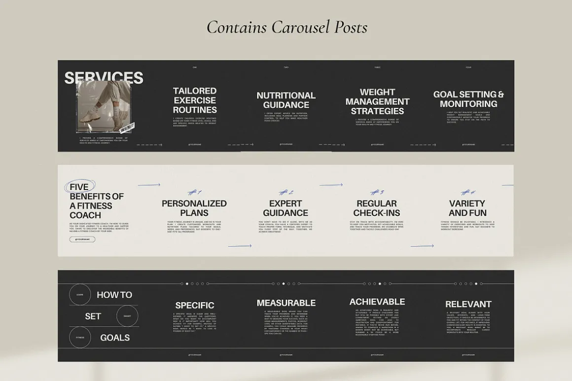 Fitness Coach Template - Canva