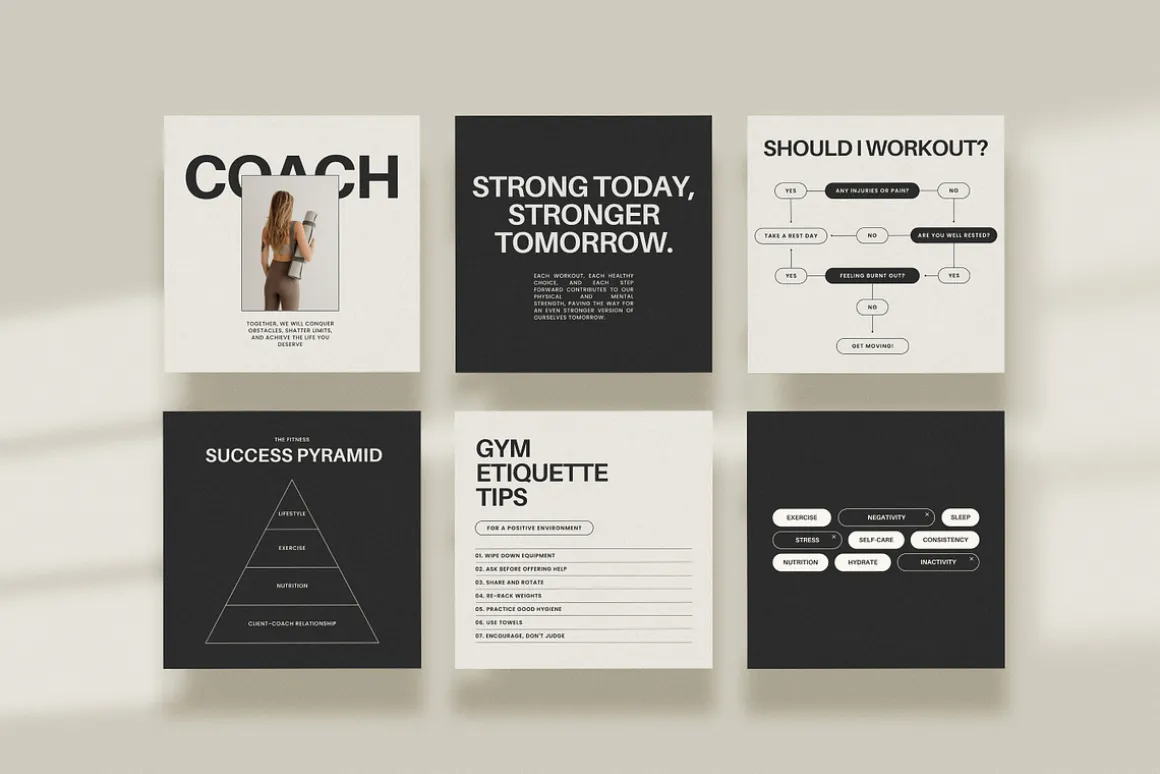 Fitness Coach Template - Canva