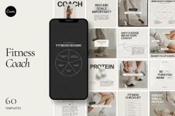 Fitness Coach Template - Canva