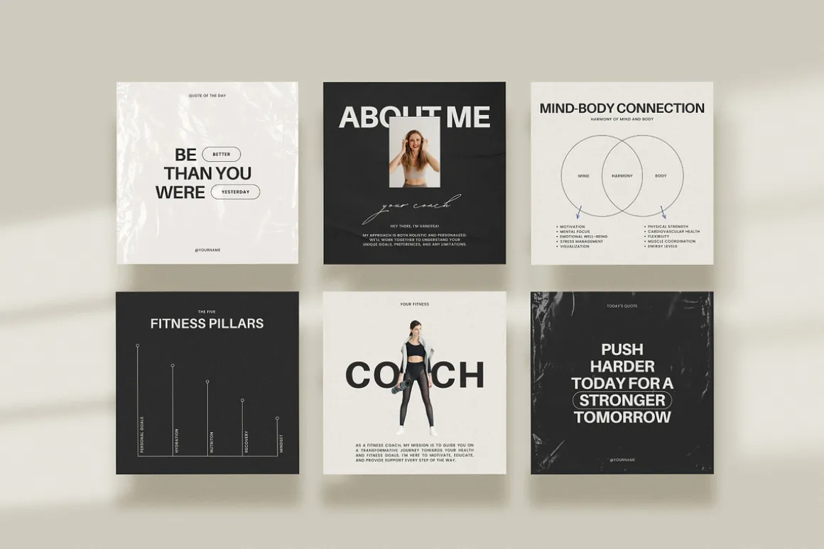 Fitness Coach Template - Canva