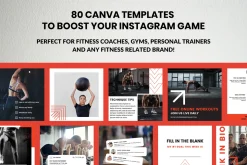 Fitness Canva Instagram Template