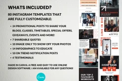 Fitness Canva Instagram Template