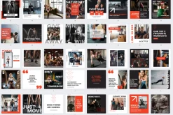 Fitness Canva Instagram Template