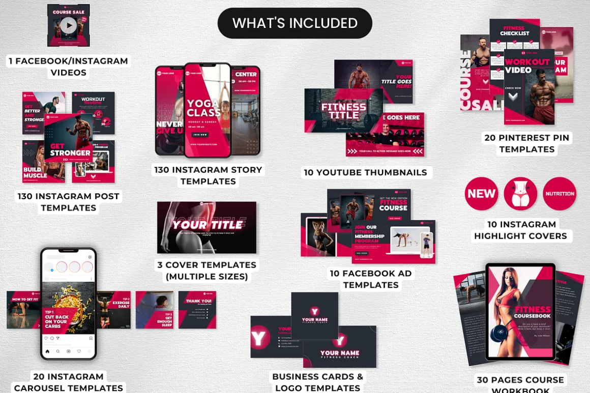 Fitness Coach Social Media Bundle
