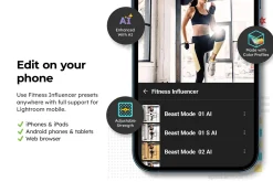 20 Fitness Influencer Presets & LUTs