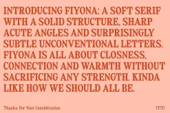 Fiyona Retro Variable Font