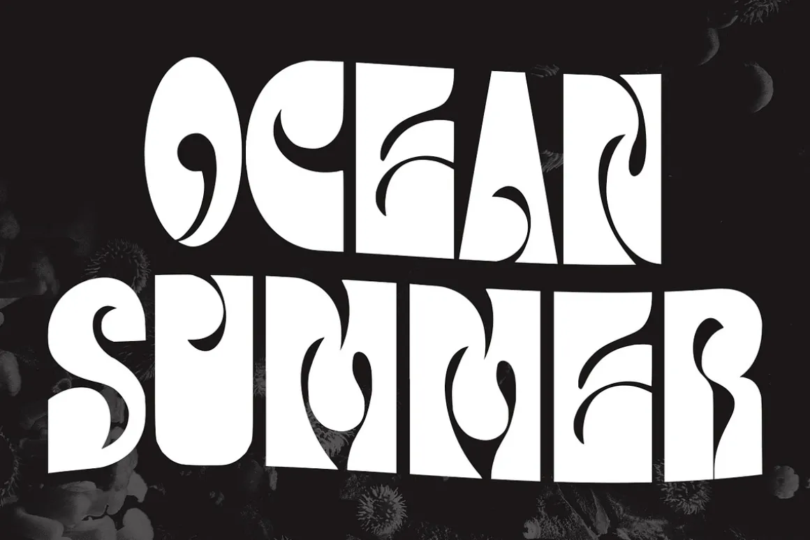 Flanatta Psychedelic Display Font