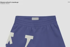 Fleece short mockup