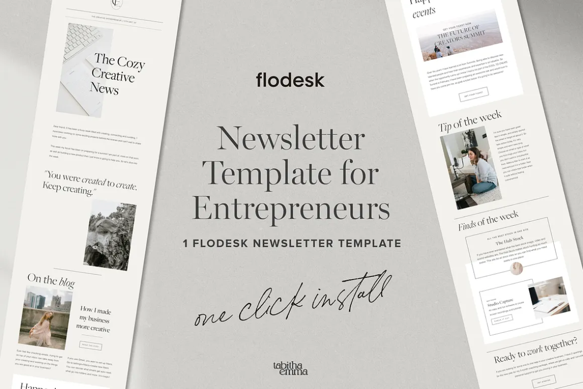 Flodesk Newsletter Template