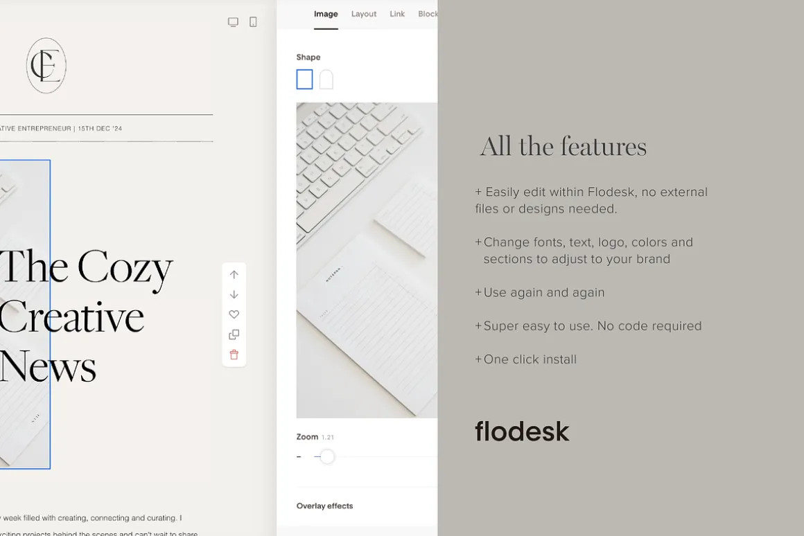 Flodesk Newsletter Template