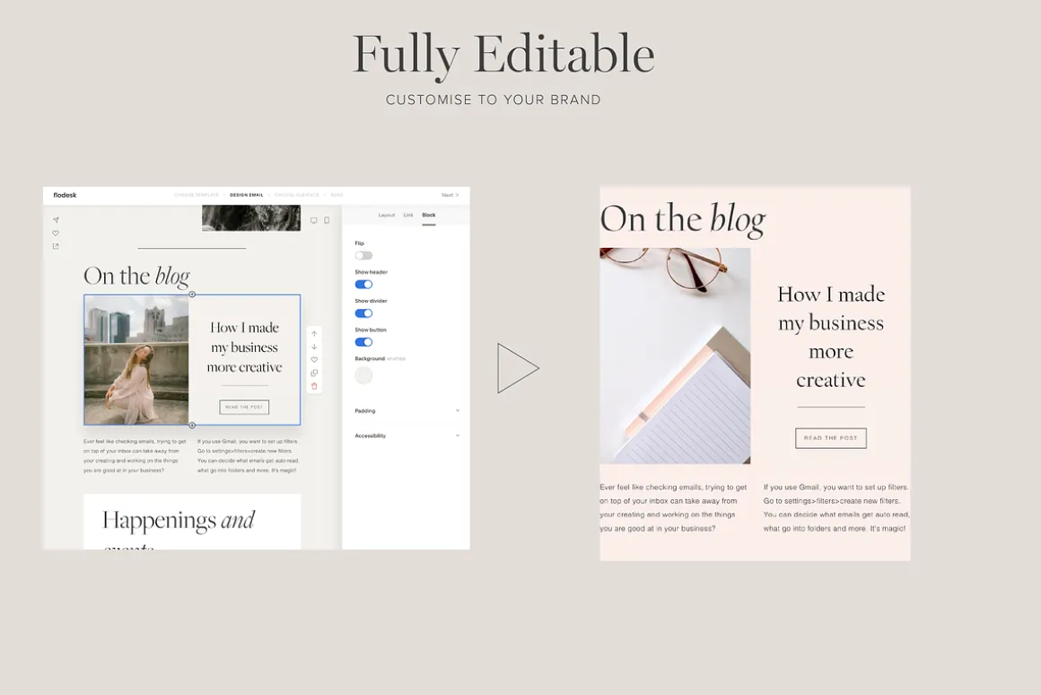 Flodesk Newsletter Template