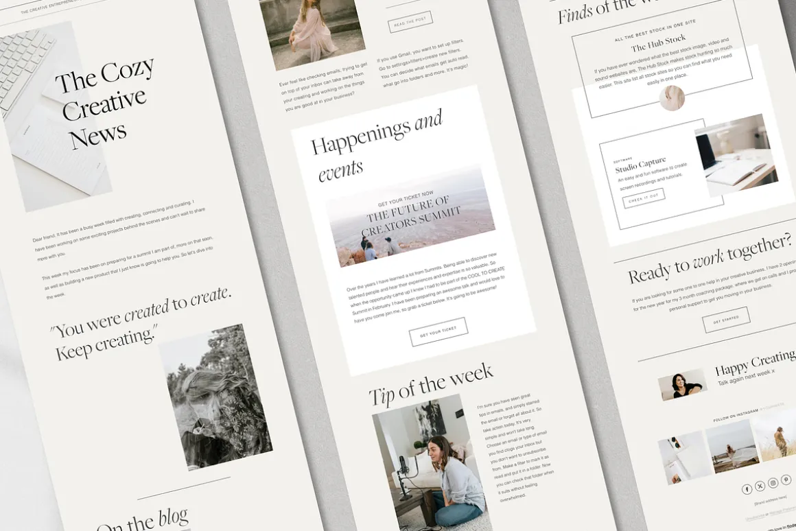 Flodesk Newsletter Template