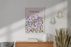 Floral card + border backgrounds set