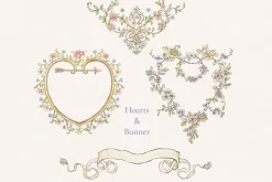 Floral Grace Watercolor clipart