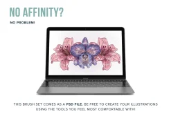 87 Floral Affinity Stamp Brushes