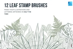 87 Floral Affinity Stamp Brushes