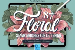 87 Floral Affinity Stamp Brushes