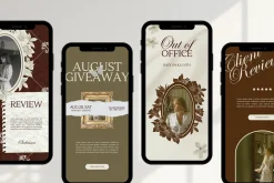 Floral Instagram Stories Posts Canva