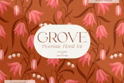 Floral Procreate Brush & Pattern Set