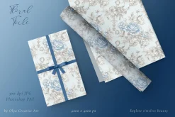 Floral Toile Print Design Patterns