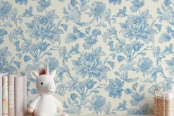 Floral Toile Print Design Patterns