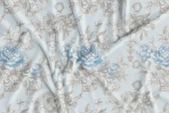 Floral Toile Print Design Patterns