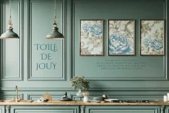 Floral Toile Print Design Patterns