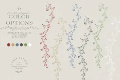 Floral Vector Clipart PNG Graphic