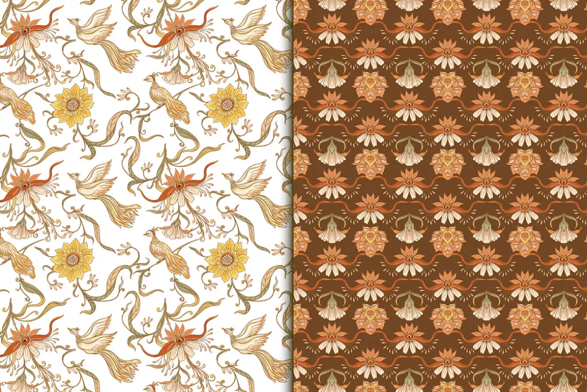 Floral Vintage Seamless Pattern