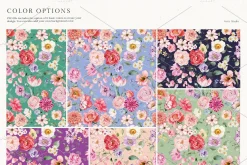 FLORAMA 6 Floral Seamless Patterns