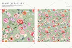 FLORAMA 6 Floral Seamless Patterns