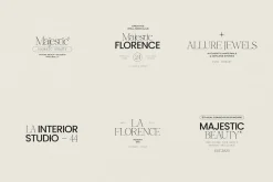 Florence Logo Kit | Logos Ai Eps Psd