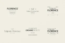 Florence Logo Kit | Logos Ai Eps Psd