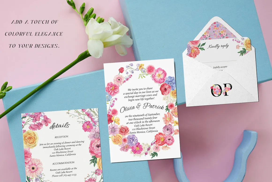 FLOURISH Vivid Watercolor Flowers