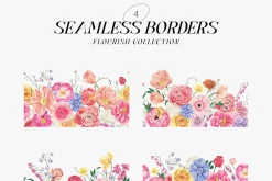 FLOURISH Vivid Watercolor Flowers