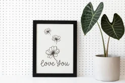 Flower and Leaf Doodle Dingbats Font