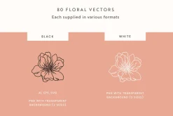 Flower Garden Vector Illustrations