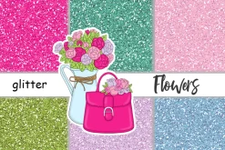Flowers Glitter