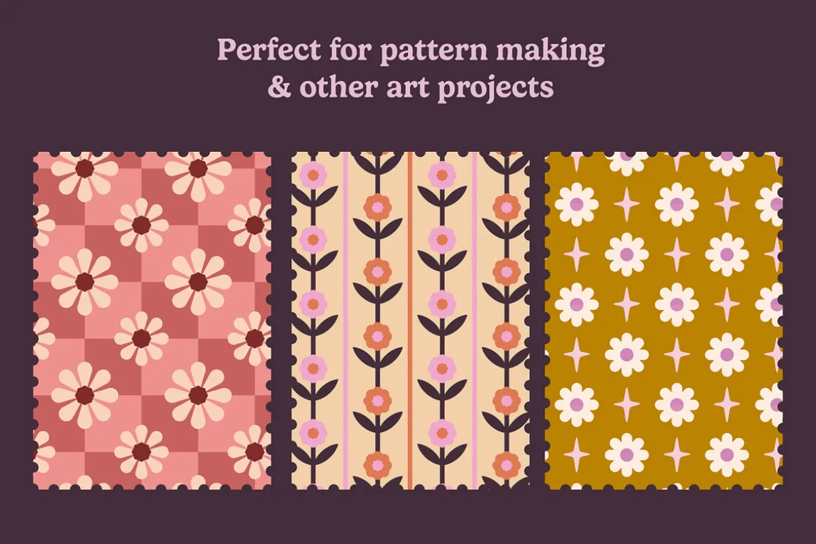 Flower Stamp Brushes for Procreate