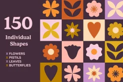 Flower Stamp Brushes for Procreate