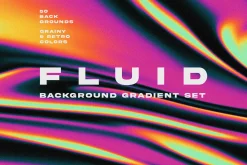 Fluid Grainy Background Gradient Set